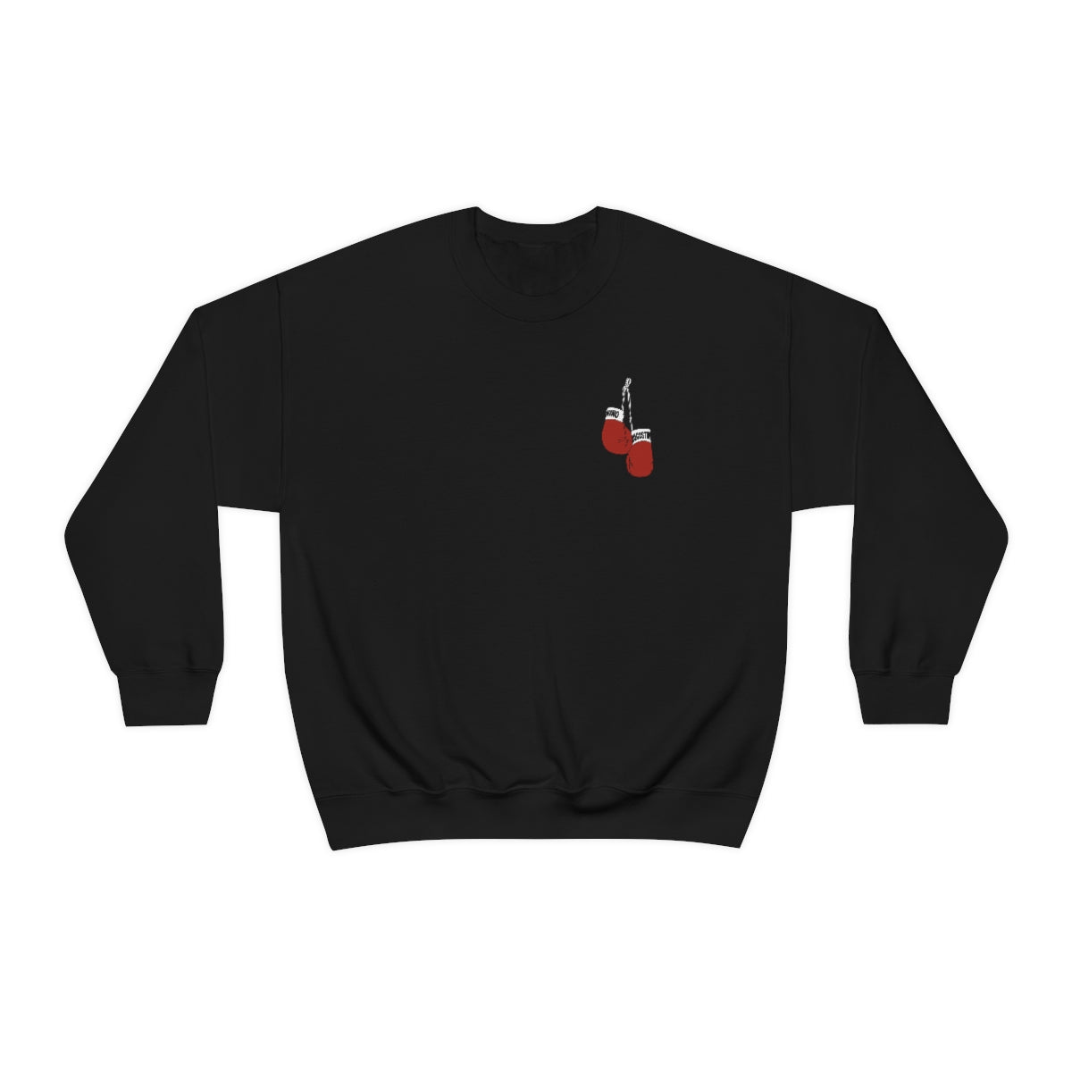 Champion Ninz™ (Front & Back Print) Black Crewneck Sweatshirt