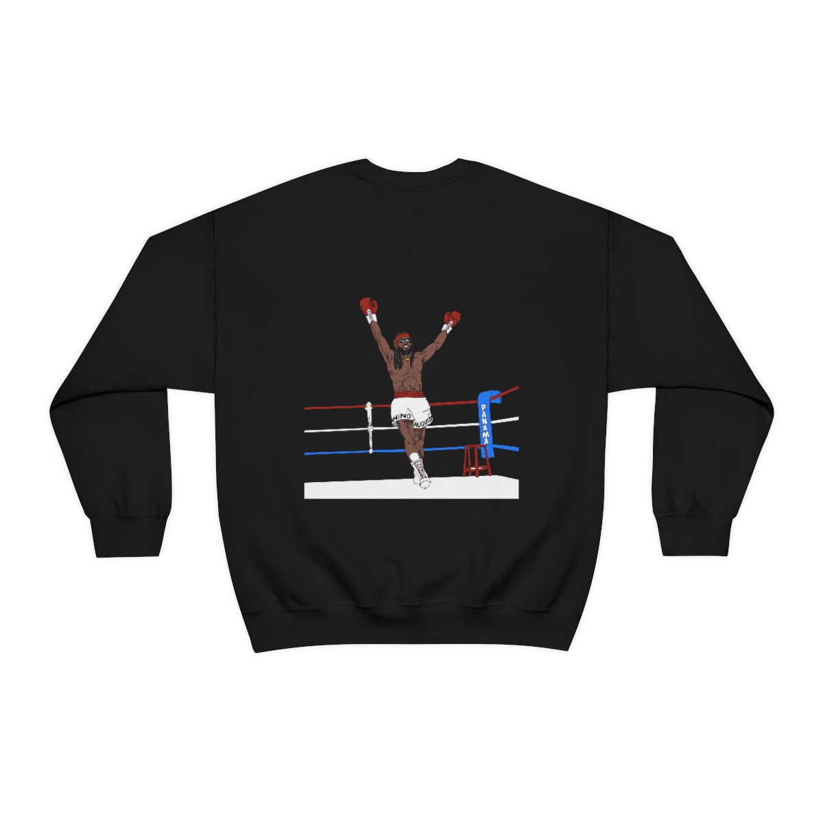 Champion Ninz™ (Front & Back Print) Black Crewneck Sweatshirt