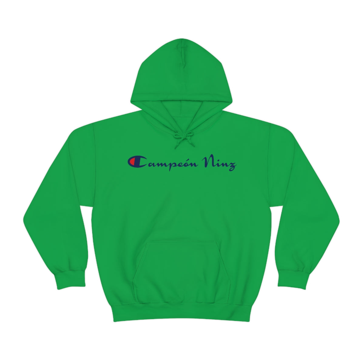 Champion Ninz™ GREEN Hoodie (Front)