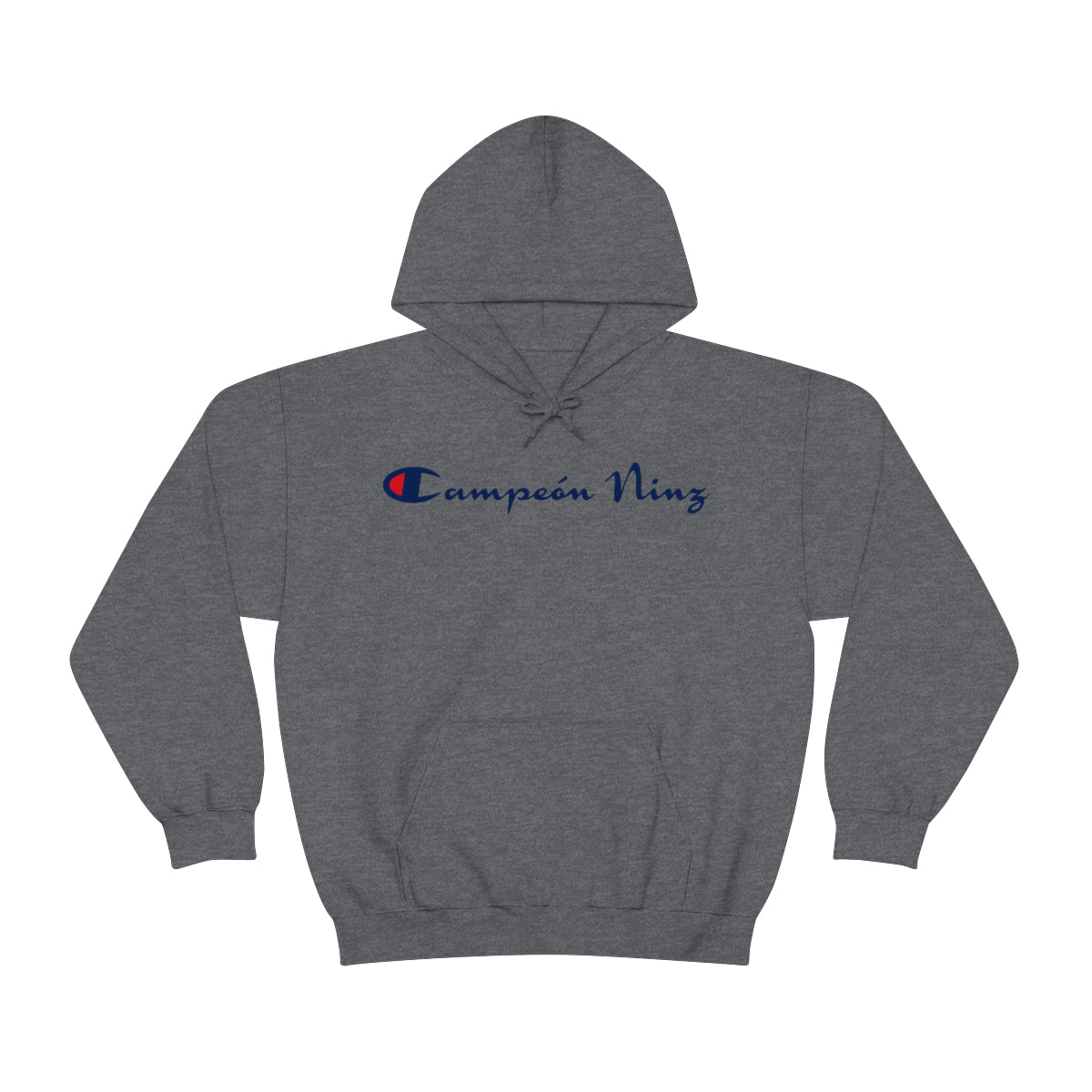 Champion Ninz™ GREY Hoodie (Front & Back)