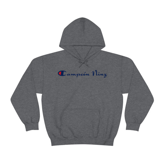Champion Ninz™ GREY Hoodie (Front & Back)